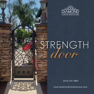 Fence Door - By Diamon Custo Iron Doors